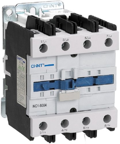 Контактор CHINT NC1-8011 3п 1НО+1НЗ 80А 24В тип АС3 картинка